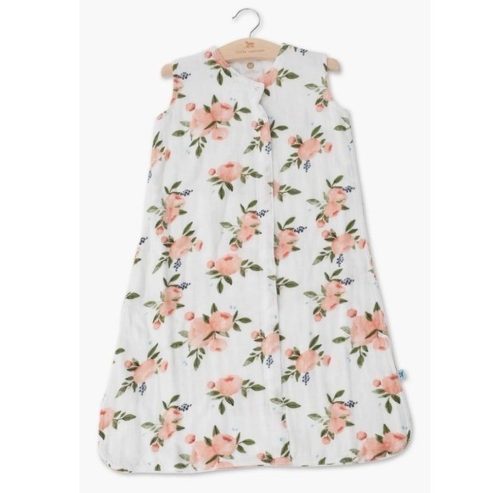 New little unicorn muslin sleep sack roses floral size medium 6-12‎ months